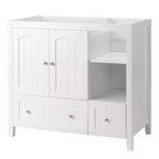 Meuble-lavabo Karl Home blanc sans plateau ni lavabo