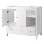 Meuble-lavabo Karl Home blanc sans plateau ni lavabo