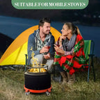 55 Gallon Drum Dolly with Casters -Effortless Movement with Five 360 Swivel Wheels and Brakes