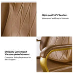 Chaise de bureau ergonomique pivotante à 360 degrés Norbert Mid-century avec support lombaire | HULALA HOME