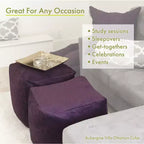 Majestic Home Goods,Pouf Cube Crème