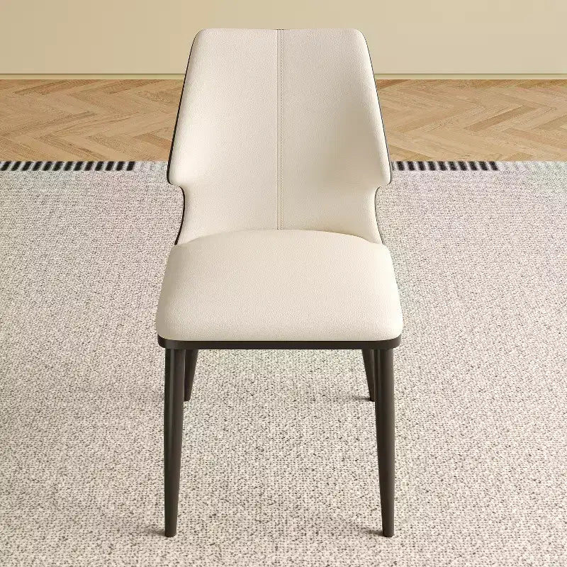 Lot de 2 chaises de salle à manger, chaises de dîner rembourrées, chaises sans accoudoirs, chaises d'appoint - Modernluxe