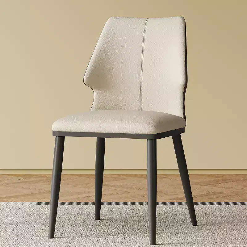 Lot de 2 chaises de salle à manger, chaises de dîner rembourrées, chaises sans accoudoirs, chaises d'appoint - Modernluxe
