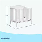 Mini-lit convertible 4-en-1 Graco Stella avec matelas