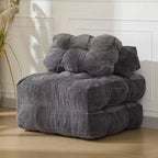 Canapé-lit convertible pliant 3-en-1 avec oreiller Matelas pliable avec dossier, Chaise longue portable confortable Canapé de sol pour salon