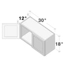 CASAINC W30x D12x H18 Meuble haut de cuisine