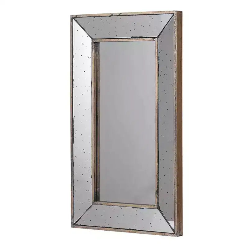 Miroir mural rectangulaire MAYEERTY 16,5x24 pour salon ou salle à manger