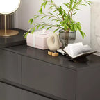Commode convertible Famapy, coiffeuse avec 6 tiroirs, bureau d'étude/d'ordinateur, unité de rangement tout-en-un pour l'amélioration de votre espace de bureau à domicile