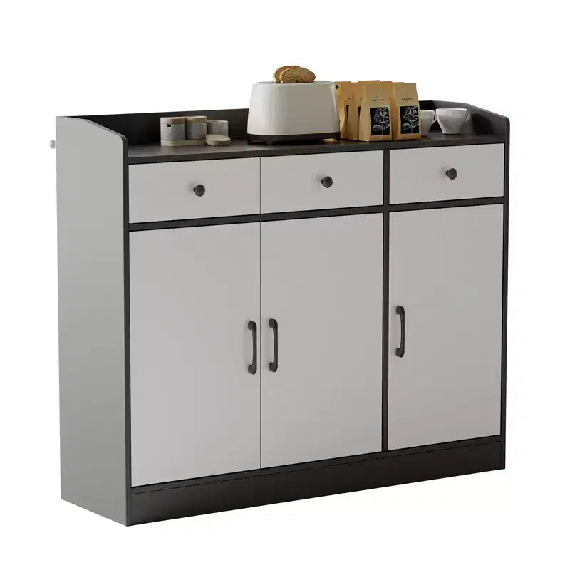 Meuble buffet de bar à café moderne, pour salon, meuble de rangement de cuisine en bois avec étagère réglable pour entrée,