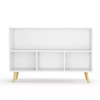 Étagère à livres Whisen Kids avec 3 tiroirs en tissu, multifonctionnelle pour livres/jouets, boucle de sécurité murale, MDF haute densité