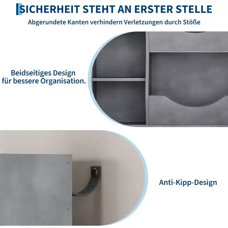 Bibliothèque pour enfants, meuble de rangement pour jouets de 91 cm de haut, étagère de présentation double face à 5 compartiments avec étagère supérieure spacieuse pour chambre d'enfant, chambre à coucher
