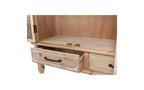 Buffet de rangement GDFStudio Patel en bois de sapin rustique de 150 cm avec 3 tiroirs