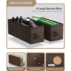 Sorbus Commode Étroite à 4 Tiroirs – avec Cadre en Acier, Plateau en Bois et Bacs en Tissu Faciles à Tirer pour Petits Espaces, Placards, Chambres, Salles de Bain et Buanderies