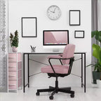 Sorbus Commode Étroite à 4 Tiroirs – avec Cadre en Acier, Plateau en Bois et Bacs en Tissu Faciles à Tirer pour Petits Espaces, Placards, Chambres, Salles de Bain et Buanderies