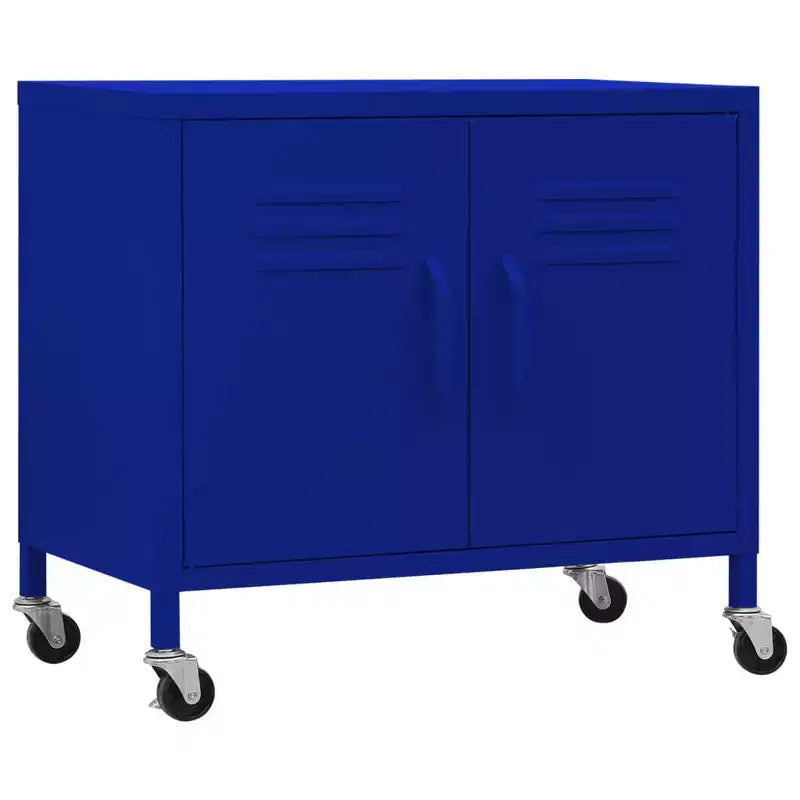 Meuble de rangement robuste CLIHOME, classeur autoportant avec roulettes pour le bureau à domicile, style industriel