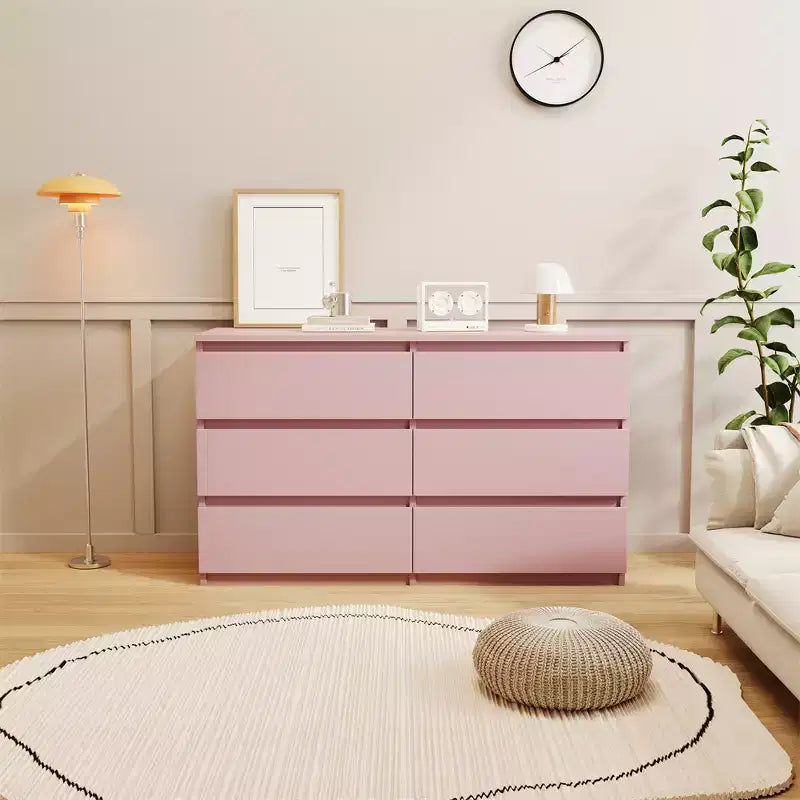 Commode à 6 tiroirsRangements pour chambre de bébé et d'enfant, Essentiels pour chambre de bébé, Rangement de chambre d'enfant, Commode de chambre durable