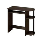 HOMLUX Bureau d'ordinateur large de 15 po avec plateau à clavier et 2 compartiments
