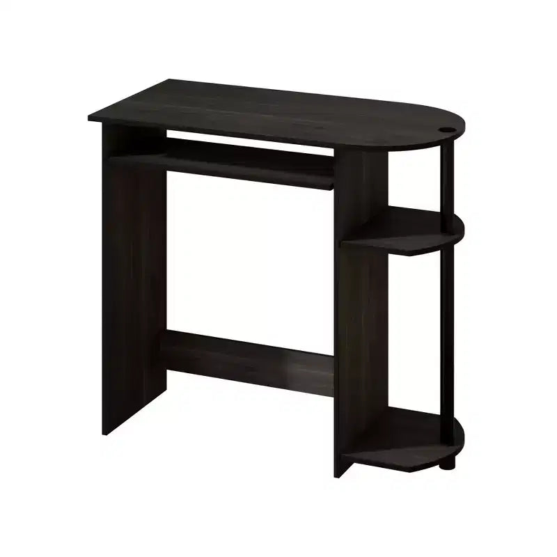 HOMLUX Bureau d'ordinateur large de 15 po avec plateau à clavier et 2 compartiments