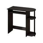 HOMLUX Bureau d'ordinateur large de 15 po avec plateau à clavier et 2 compartiments