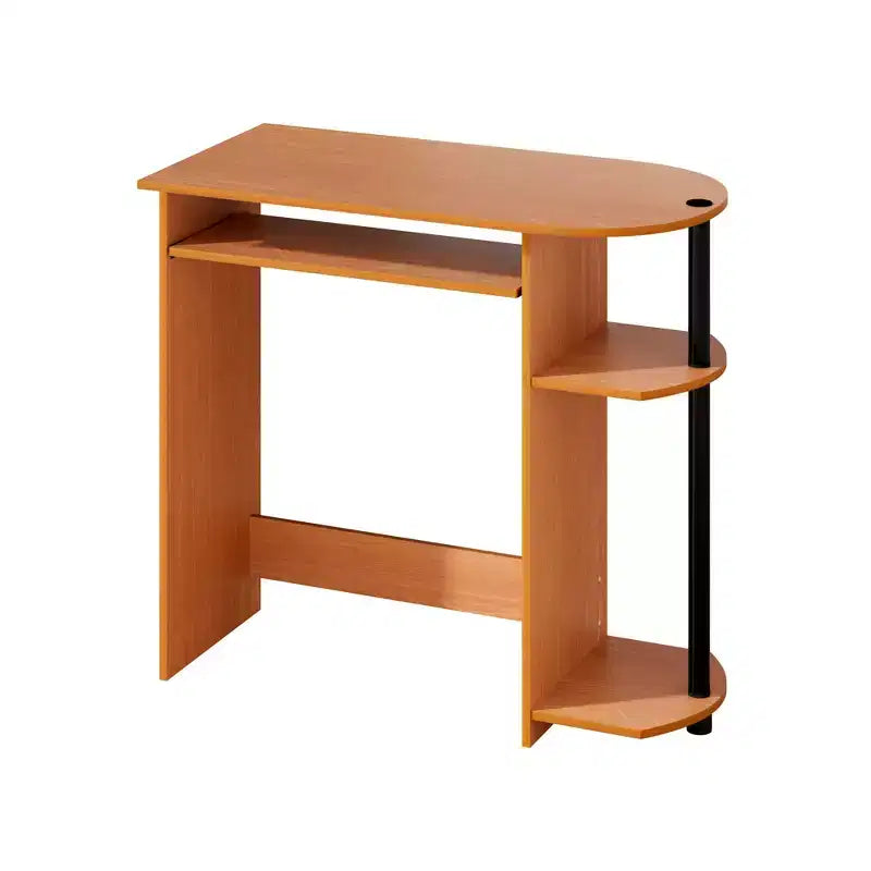 HOMLUX Bureau d'ordinateur large de 15 po avec plateau à clavier et 2 compartiments