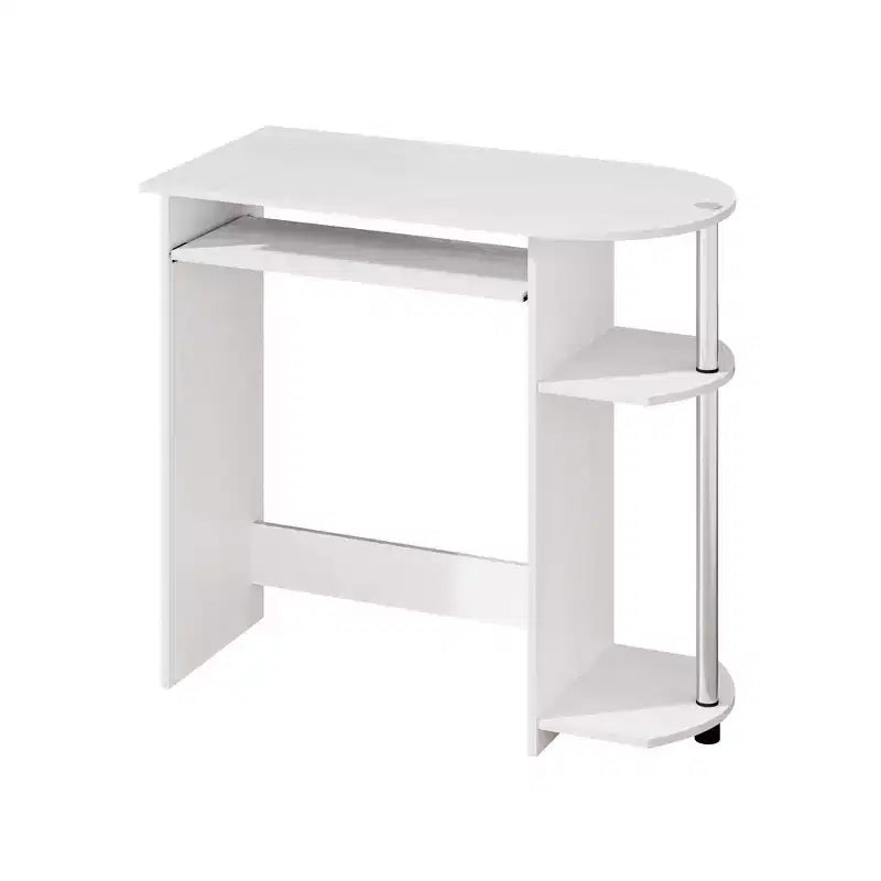 HOMLUX Bureau d'ordinateur large de 15 po avec plateau à clavier et 2 compartiments