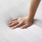 Matelas Okak mi-ferme pour lit simple/double avec ressorts Bonnell, Matelas au confort durable et au soutien uniforme, Matelas pour enfants et adultes