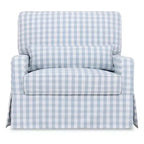 Fauteuil pivotant et planeur confortable Crawford Pillowback « Namesake »