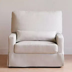 Fauteuil pivotant et planeur confortable Crawford Pillowback « Namesake »