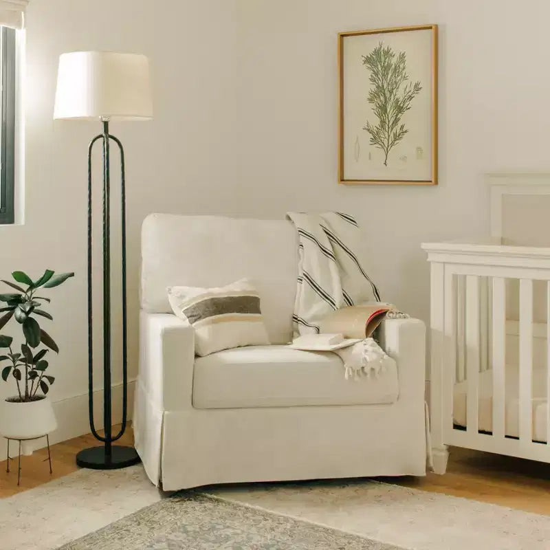 Fauteuil pivotant et planeur confortable Crawford Pillowback « Namesake »