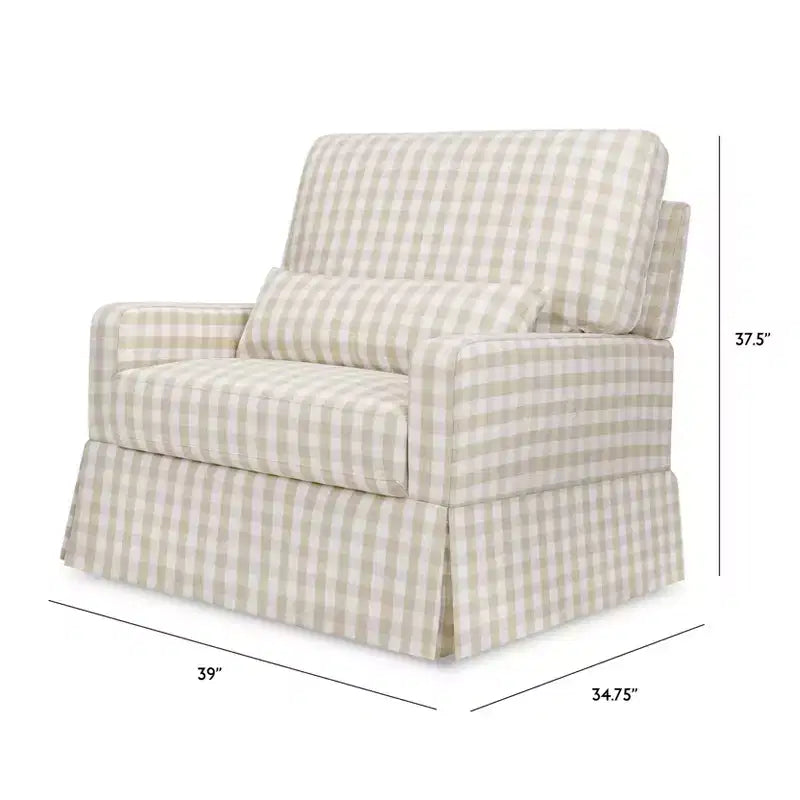 Fauteuil pivotant et planeur confortable Crawford Pillowback « Namesake »