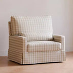 Fauteuil pivotant et planeur confortable Crawford Pillowback « Namesake »