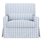 Fauteuil pivotant et planeur confortable Crawford Pillowback « Namesake »