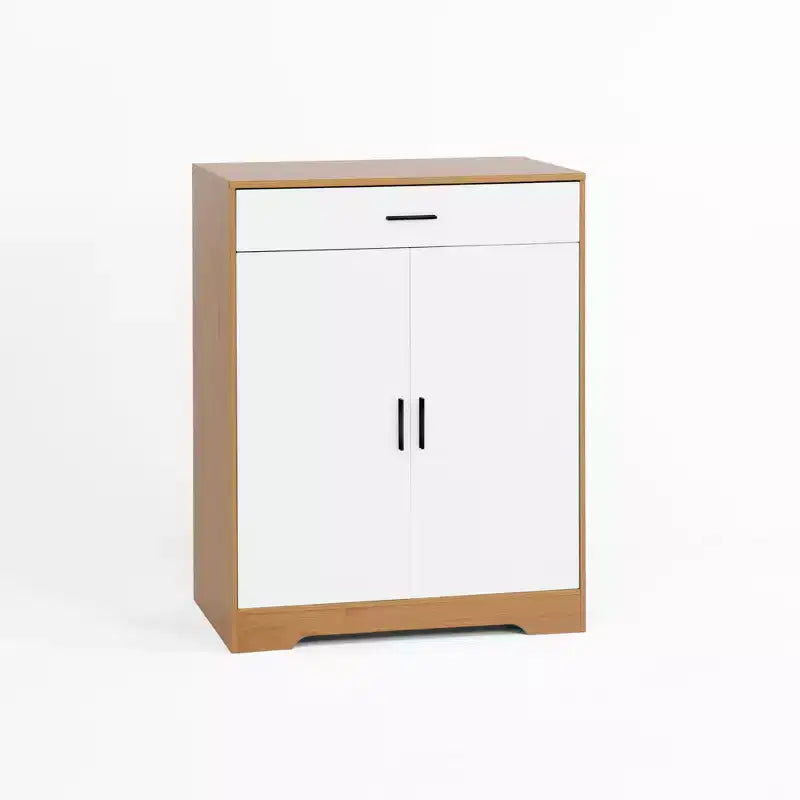 Meuble à chaussures CLIHOME à 4 niveaux, organisateur de chaussures autoportant en bois avec étagères réglables