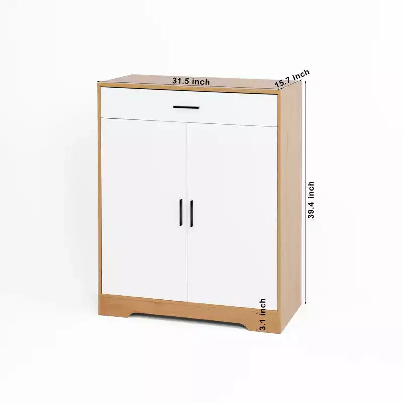 Meuble à chaussures CLIHOME à 4 niveaux, organisateur de chaussures autoportant en bois avec étagères réglables