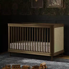 Lit de bébé convertible 3-en-1 Marin avec canne de Namesake