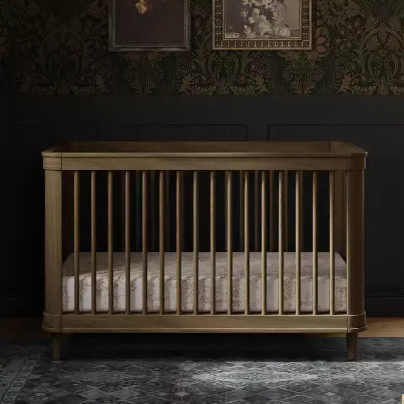 Lit de bébé convertible 3-en-1 Marin avec canne de Namesake