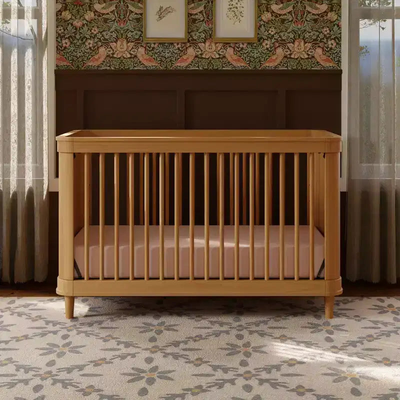 Lit de bébé convertible 3-en-1 Marin avec canne de Namesake