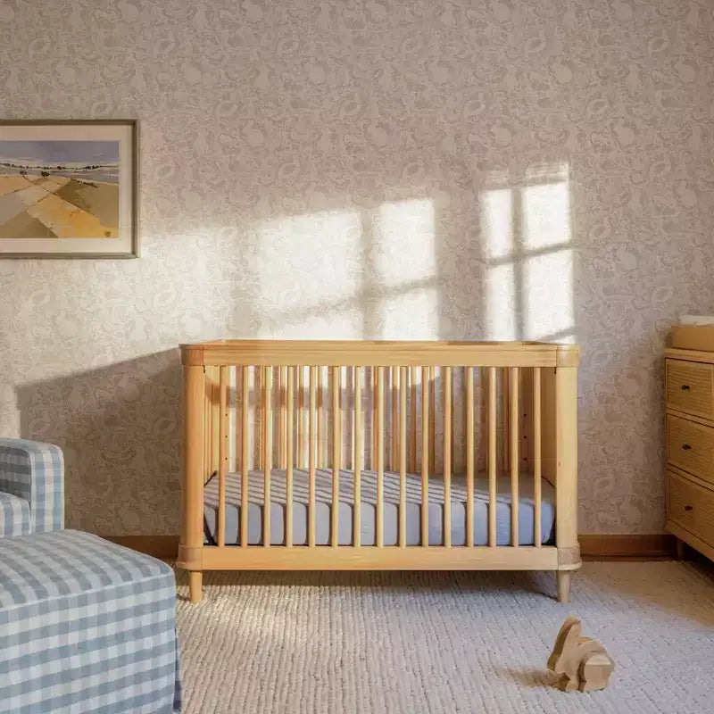 Lit de bébé convertible 3-en-1 Marin avec canne de Namesake