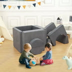 Canapé de jeu modulaire 8 pièces pour enfants, canapé de sol pour tout-petits garçons et filles, lit-canapé convertible avec housse lavable en machine, canapé de jeu multifonctionnel