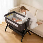Kmaier Berceau Cododo 3 en 1, Cododo Bébé Pliable Facile à Monter et Transporter