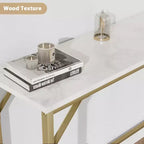 Console étroite de 39,3 pouces, table de canapé noire avec prises, table derrière le canapé, table de couloir à 2 niveaux pour entrée, salon, foyer, bureau