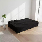 Canapé-lit convertible Boucle Homy Casa avec design incurvé et coussins moelleux, pour salon ou chambre d'amis
