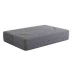 Canapé-lit convertible Boucle Homy Casa avec design incurvé et coussins moelleux, pour salon ou chambre d'amis