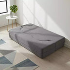 Canapé-lit convertible Boucle Homy Casa avec design incurvé et coussins moelleux, pour salon ou chambre d'amis