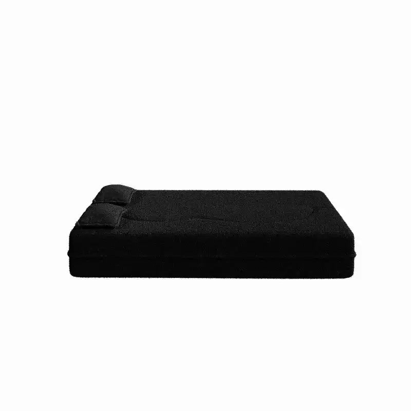Canapé-lit convertible Boucle Homy Casa avec design incurvé et coussins moelleux, pour salon ou chambre d'amis