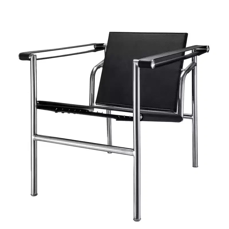 HomeRoots 24 Silver Stainless Steel Arm Chair