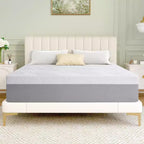 Matelas Wuleitex 10 pouces confortable en mousse à mémoire de forme, matelas à trois couches en mousse respirante de haute qualité, avec housse amovible