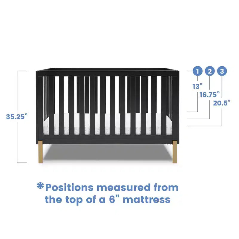 Lit de bébé convertible 4-en-1 Hendrix de Delta Children