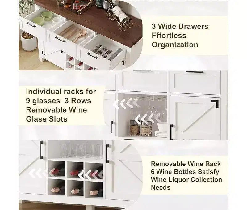 Buffet bahut moderne avec rangement