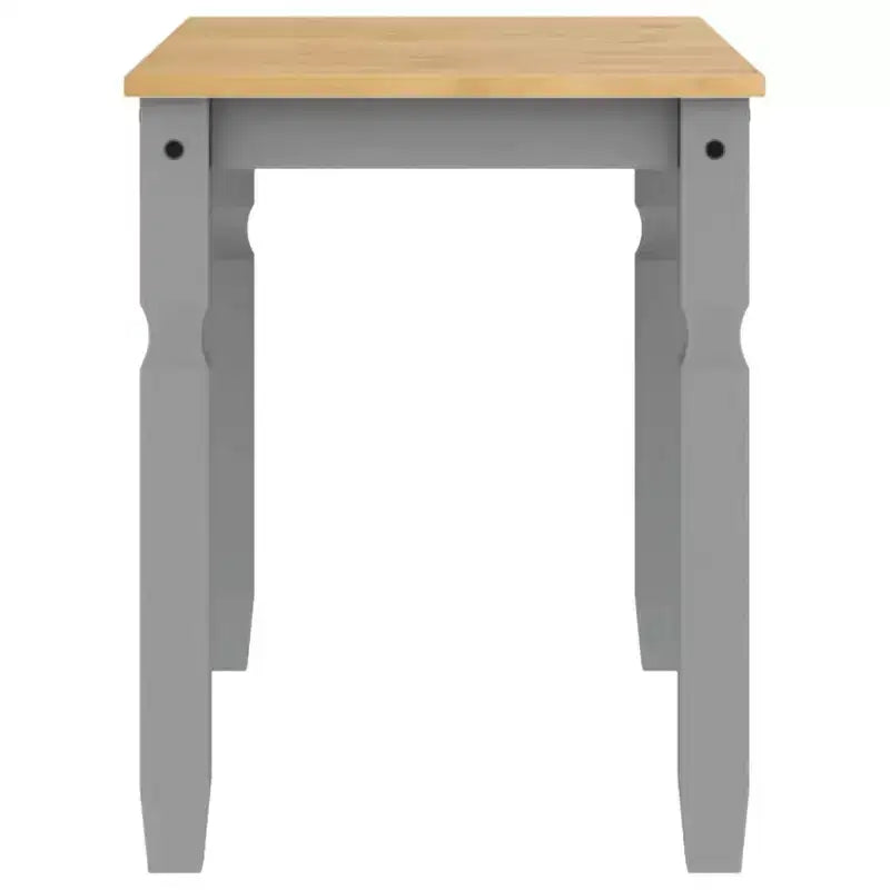 Clihome Table à manger de style ferme en pin pour 4 personnes, rustique, idéale pour les repas en famille et les réunions informelles